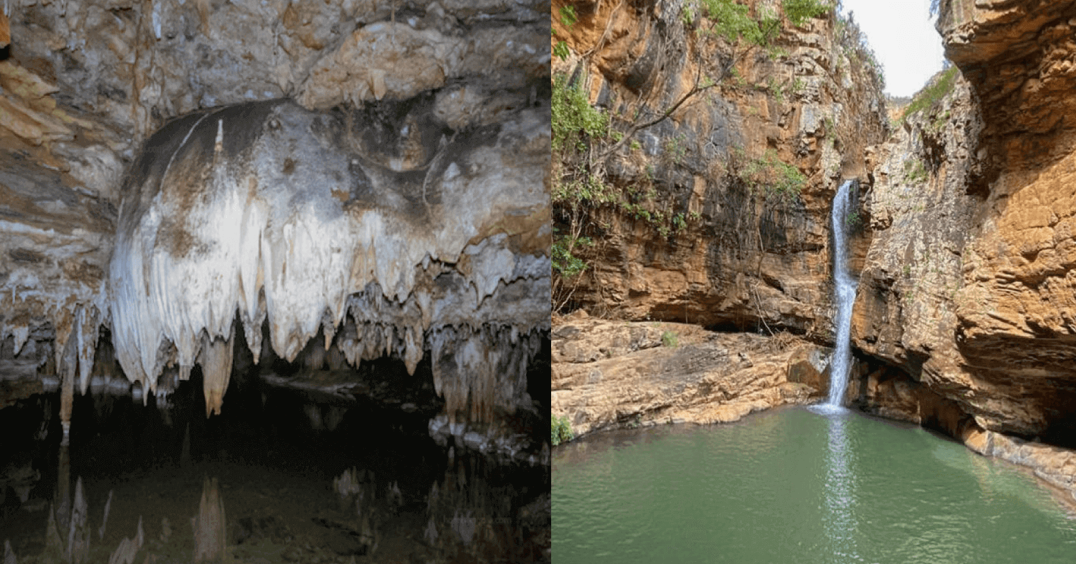 Grutas do Jau + Cascata Hunguéria